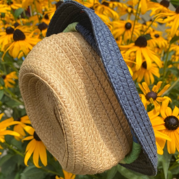 Baby Paper Straw Fedora - Picture 3 of 6